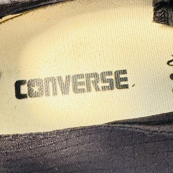 Converse Shoes Mens 13 Black White Chuck Taylor All Star Low Top Ripstop Sneaker - Picture 10 of 12
